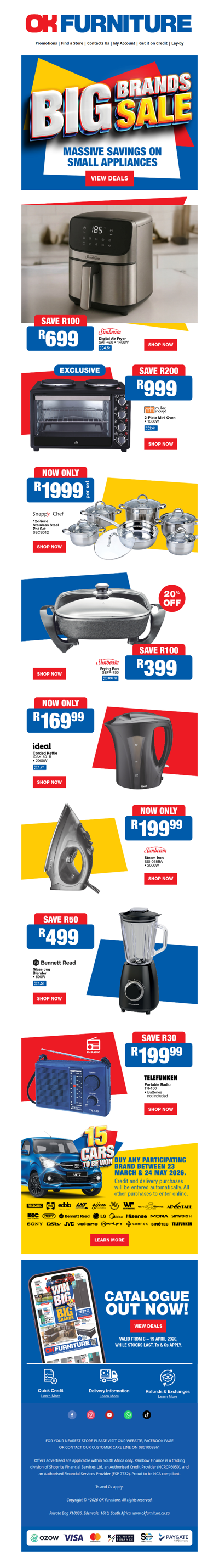 Shop Big Brands Deals on Small Appliances!