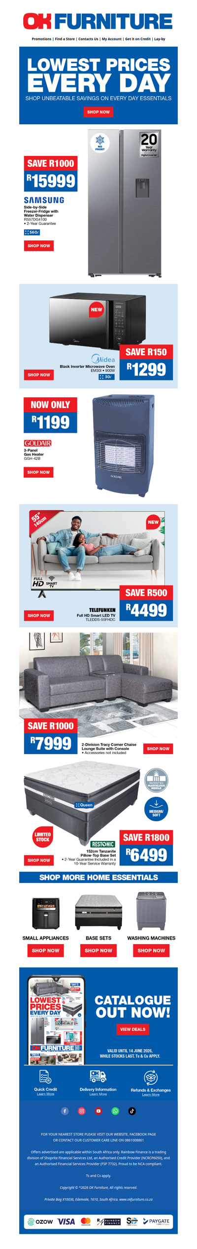 Everything Your Home Needs at Lower Prices Every Day!