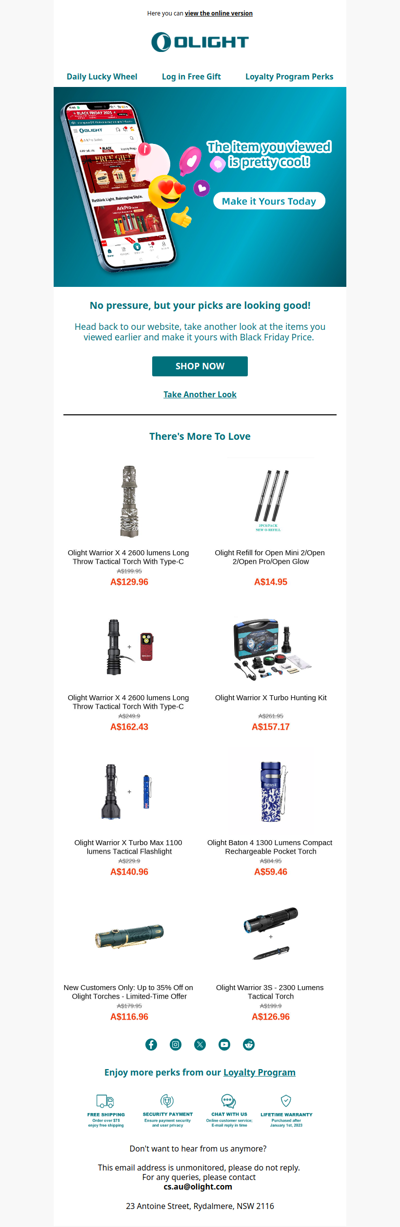 The item you viewed is pretty cool