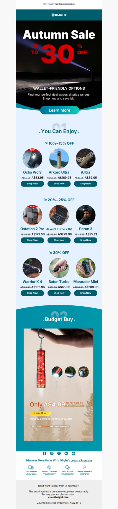 10% / 20% / 30% Off丨Wallet‑Friendly Finds