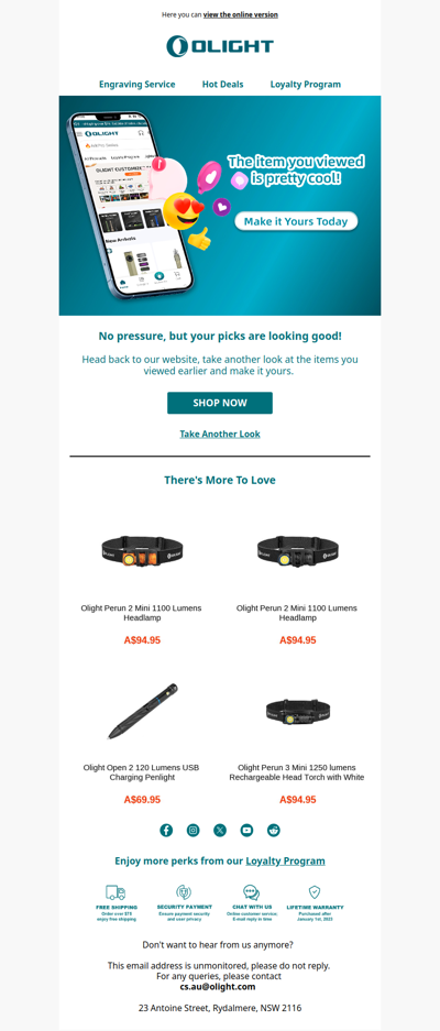 The item you viewed is pretty cool