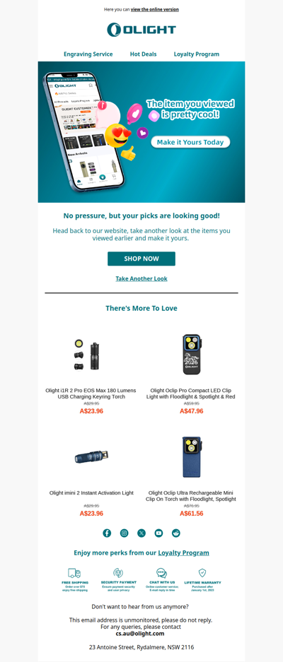 The item you viewed is pretty cool