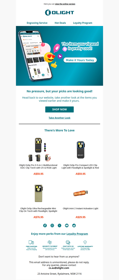 The item you viewed is pretty cool