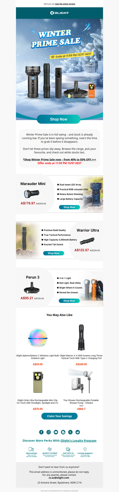 Winter Prime Sale in Full Swing – Don't Miss Out