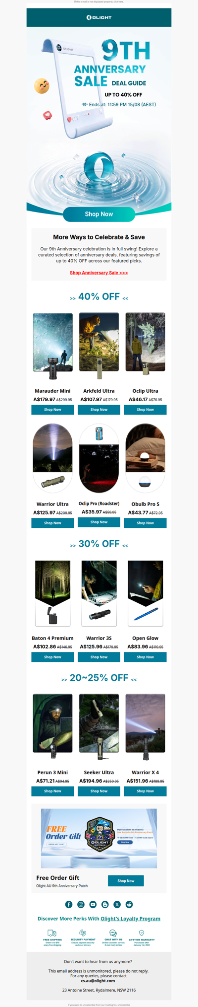 Shop by Savings: Up to 40% OFF