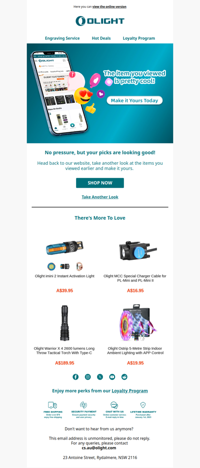 The item you viewed is pretty cool