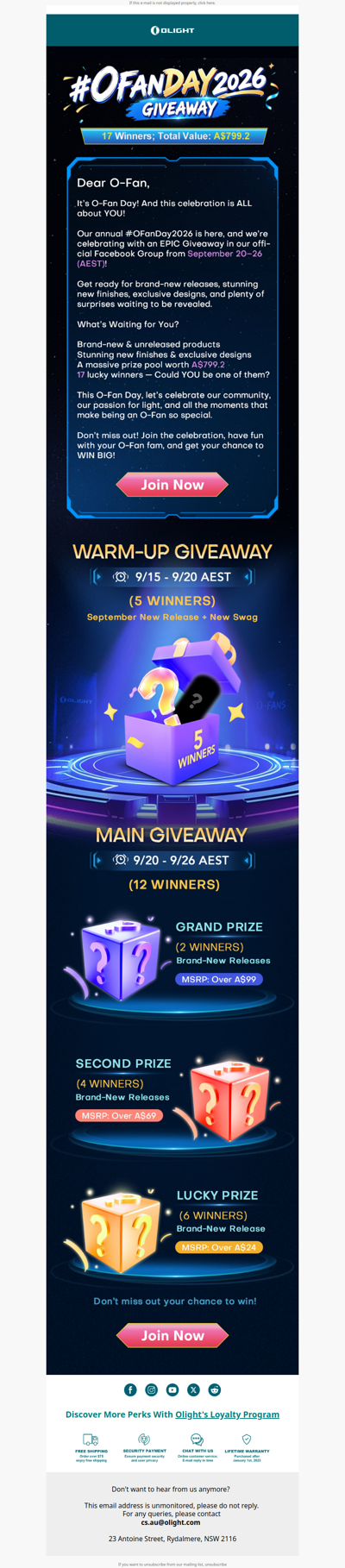 O-Fan Day Is All About Us – Join Our Community Giveaway!