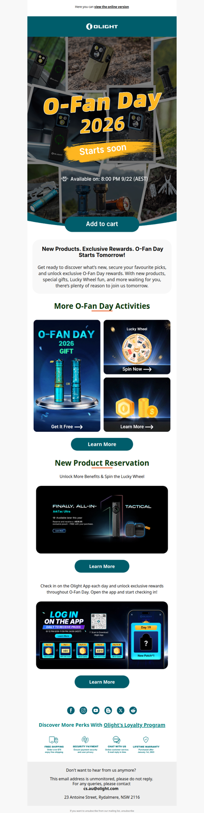 O-Fan Day Starts Tomorrow — Get Ready!