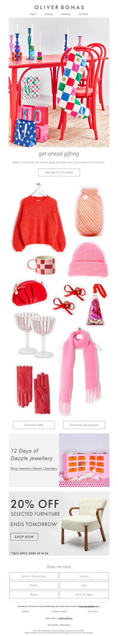 Get ahead with gifting | Countdown to Christmas...​