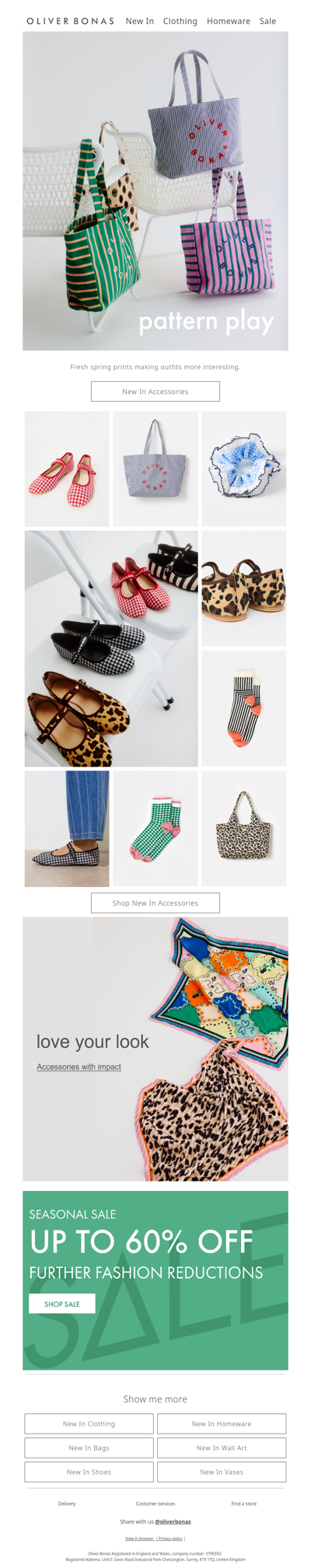 Bags & shoes | Pattern play