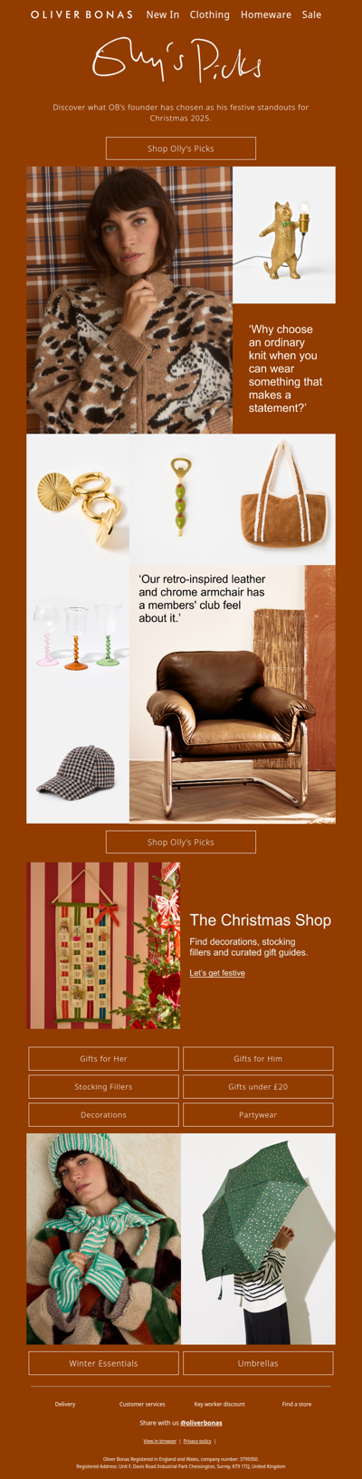 Olly’s picks Christmas 2025