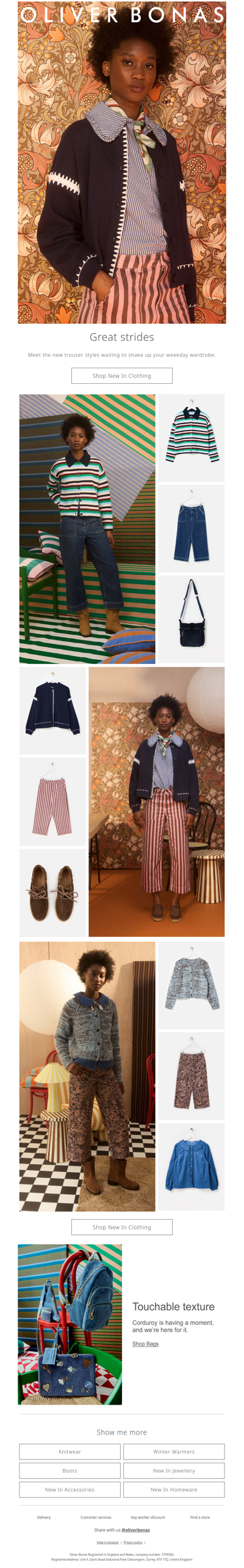 Great strides | New trouser styles​