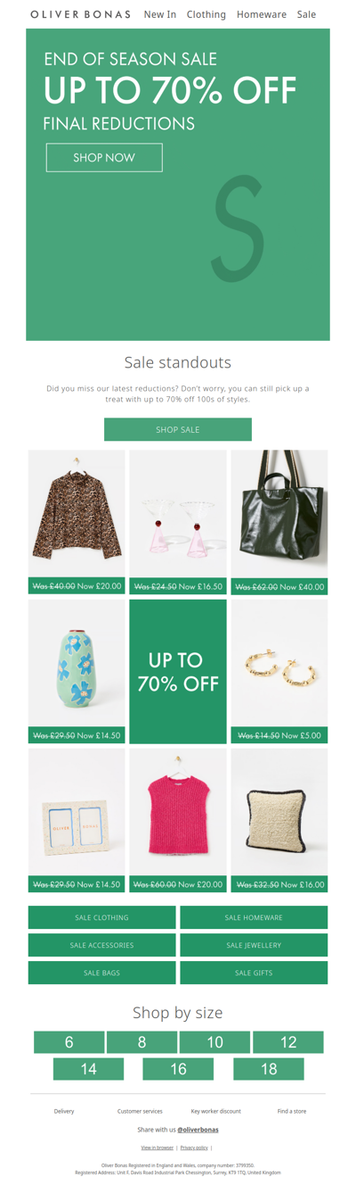 Did you miss our sale?