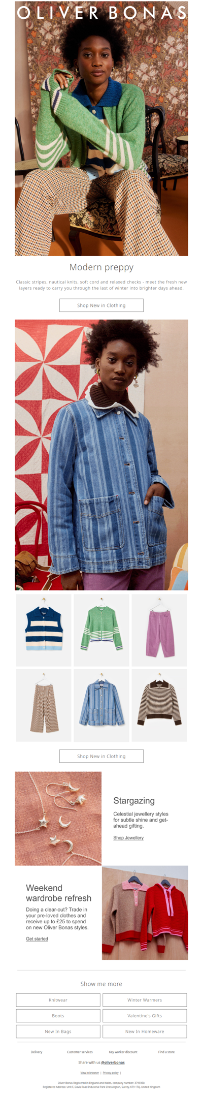 Fresh new looks | Modern preppy