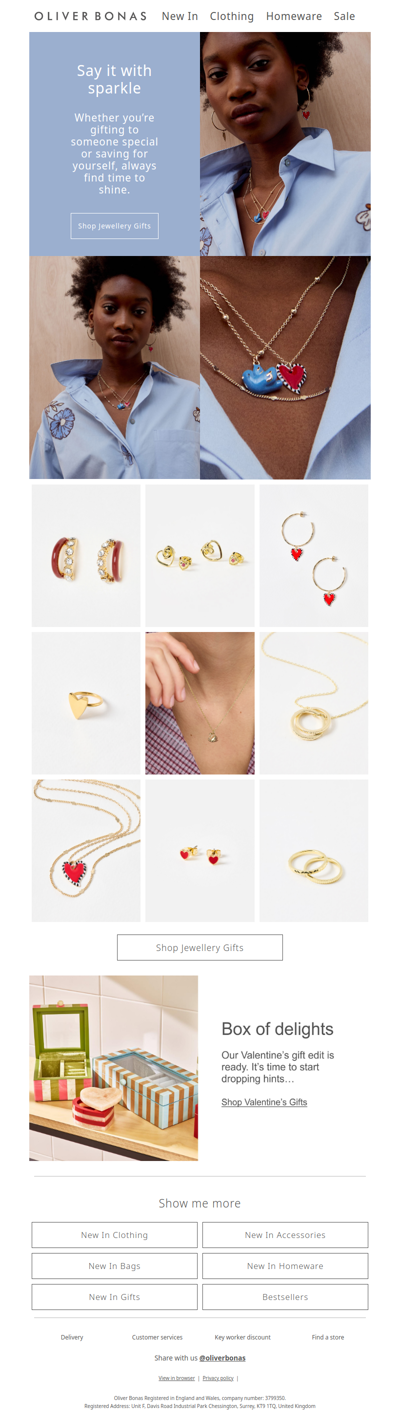 New in Jewellery | Say it with sparkle