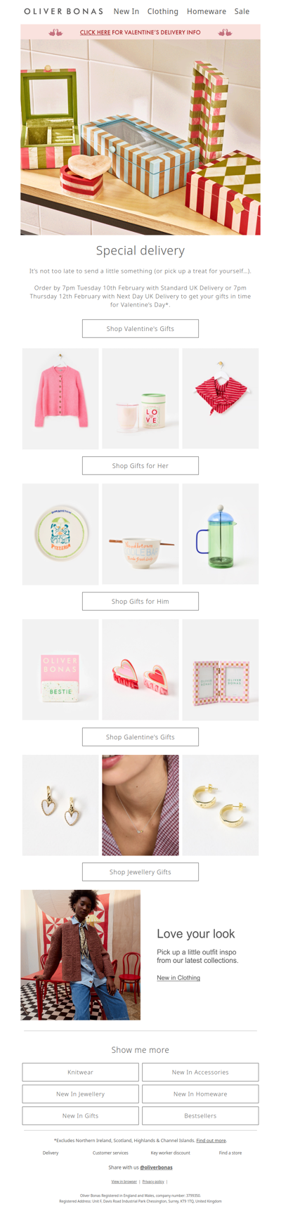 Special delivery | Valentine’s Day gifts