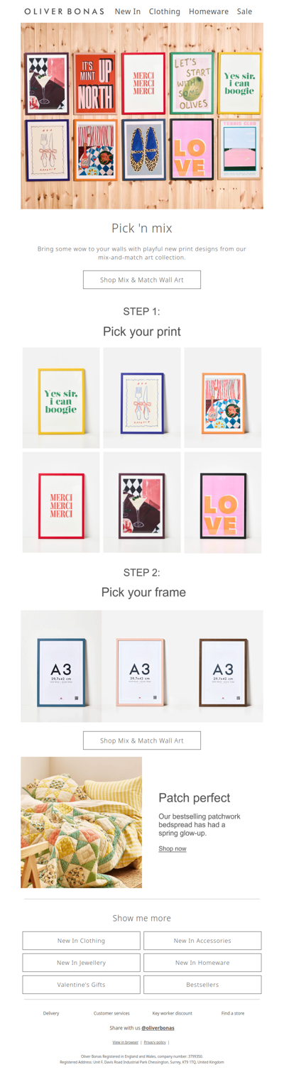 Gallery-wall goals | Mix & match art