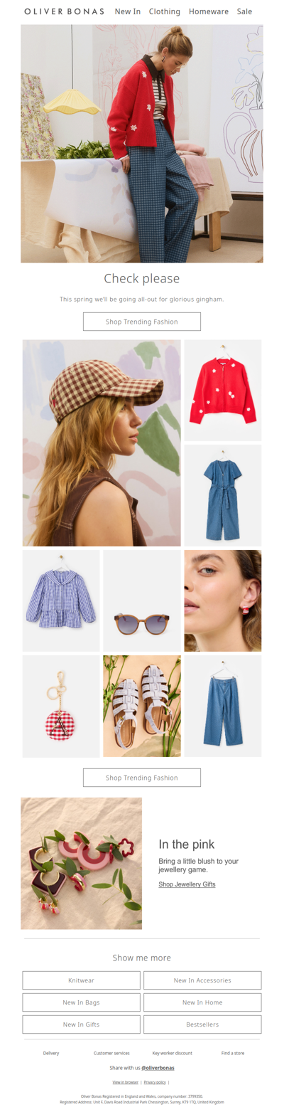 Trending print | Glorious gingham