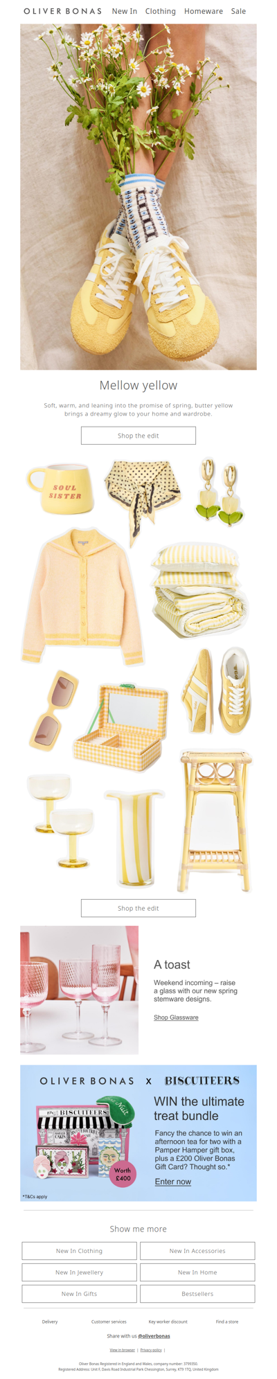 The yellow edit + WIN an afternoon tea for 2