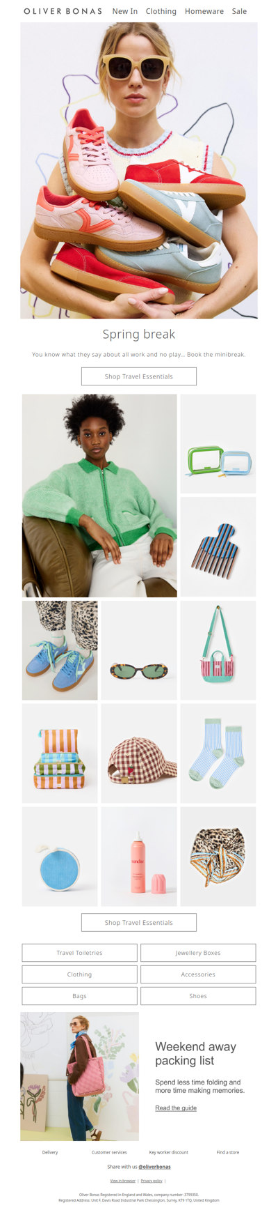 Spring break | Travel essentials