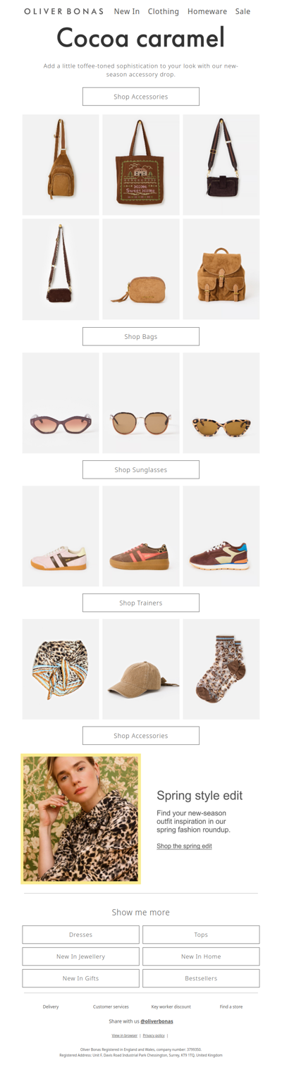 New colour combo: cocoa caramel