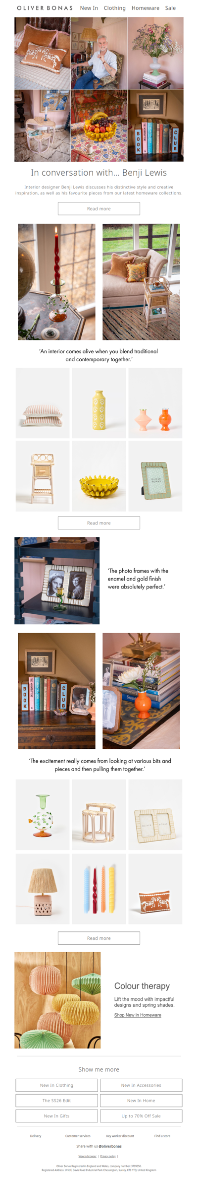 In conversation with…Interior designer Benji Lewis