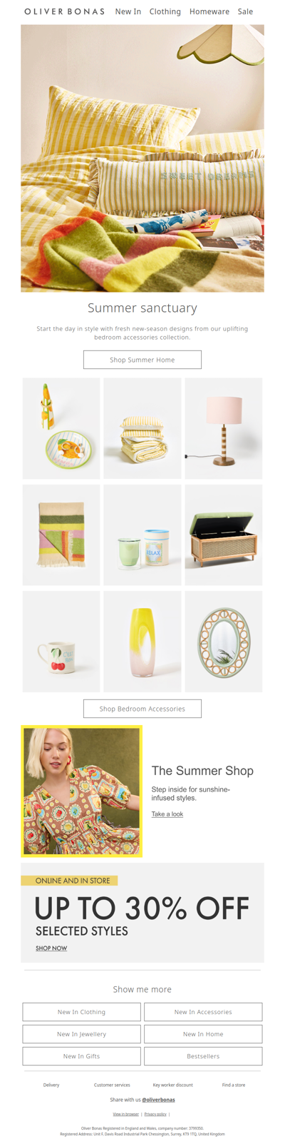 Bedroom refresh | New-season homeware