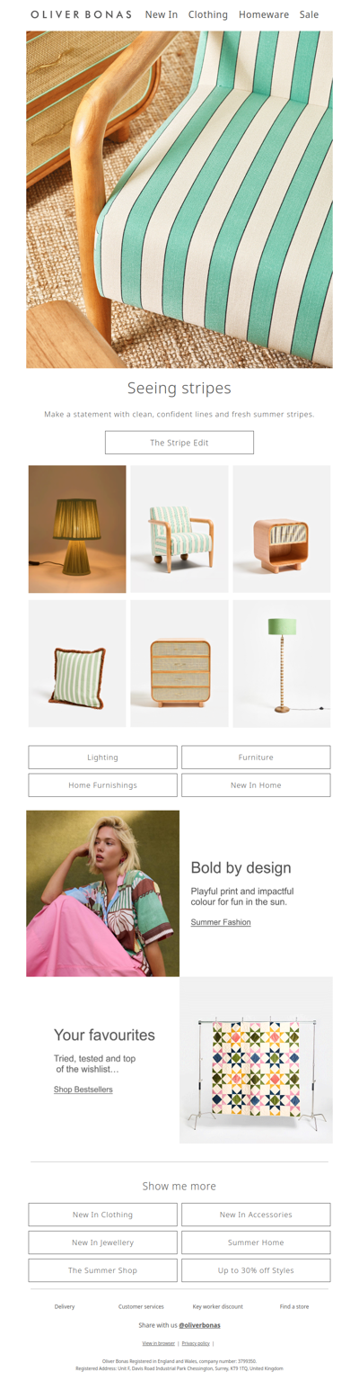 Summer stripes | New in Home