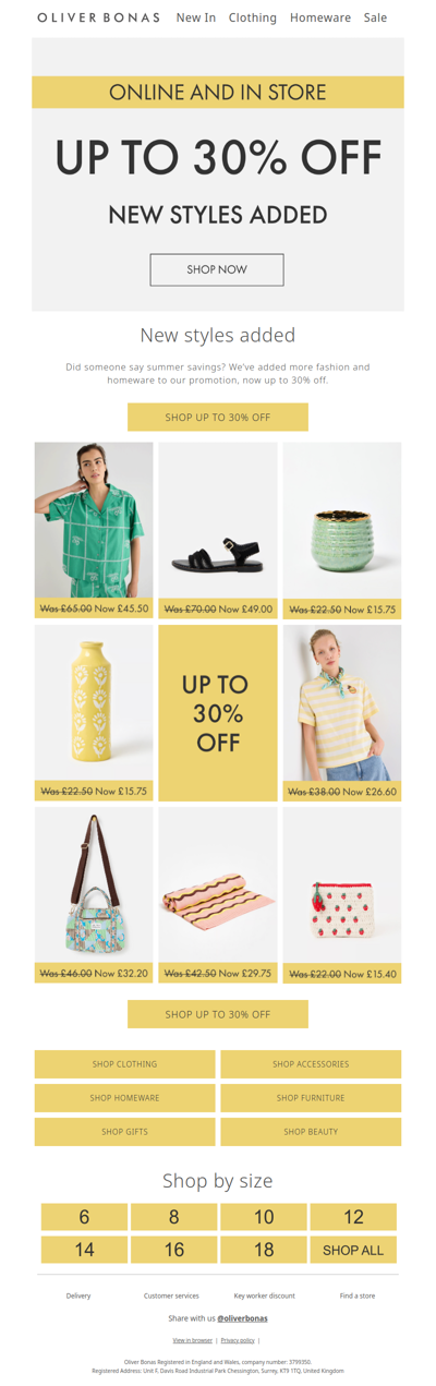 New styles added | Up to 30% off