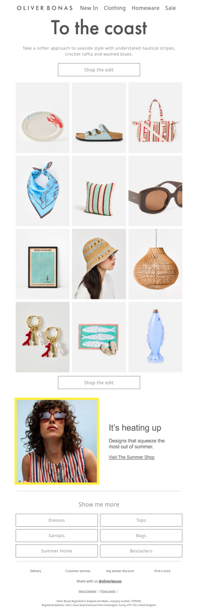 To the coast | Seaside style