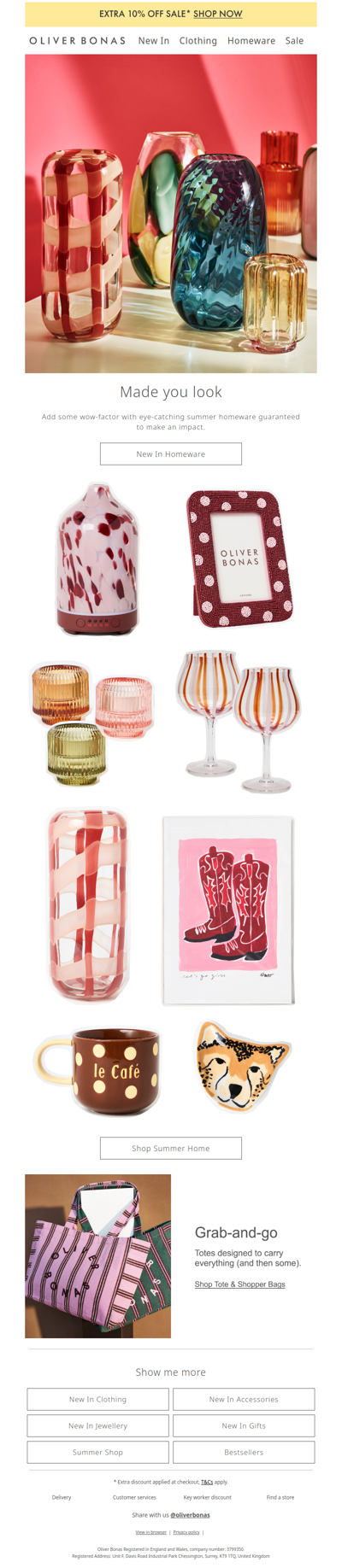 New in Home | Summer-ready styles