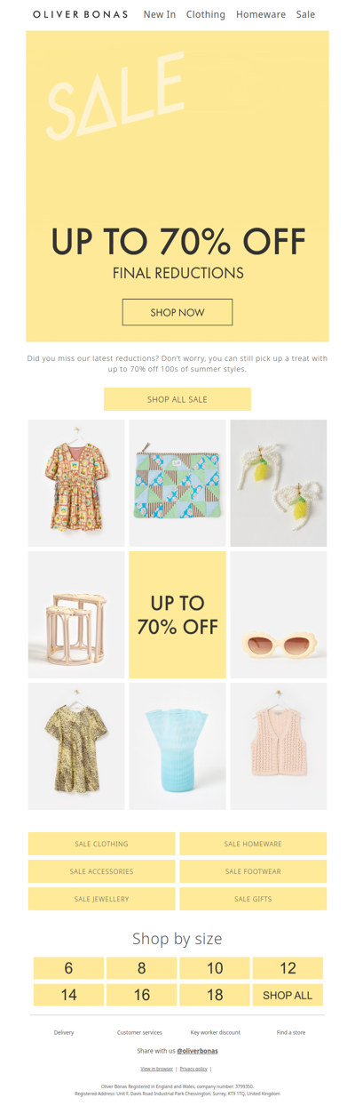 Did you miss our sale?