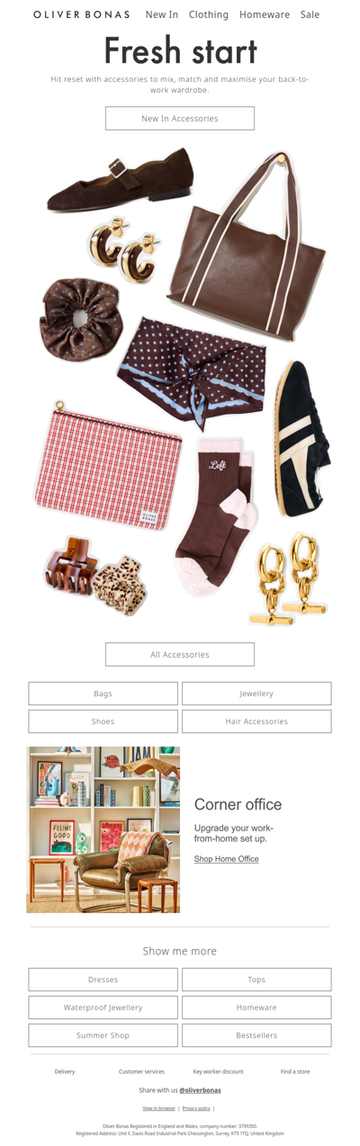 Fresh start | New in Accessories