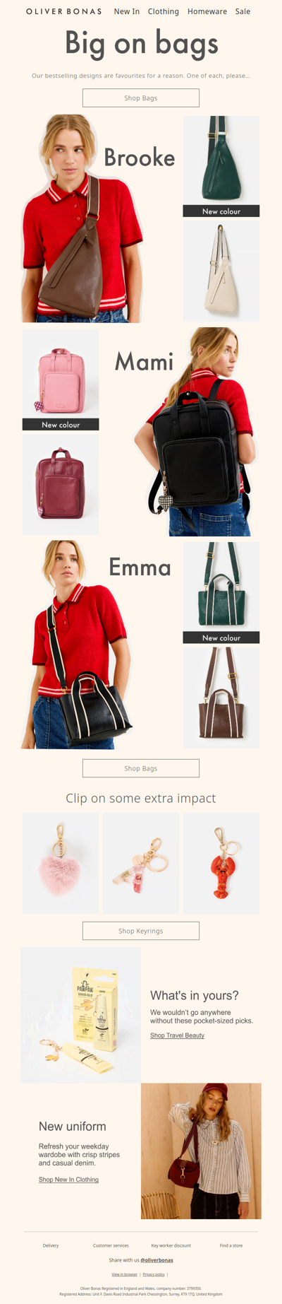 Big on bags | Meet our new styles