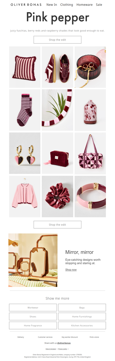 Pink & red | Trending colours