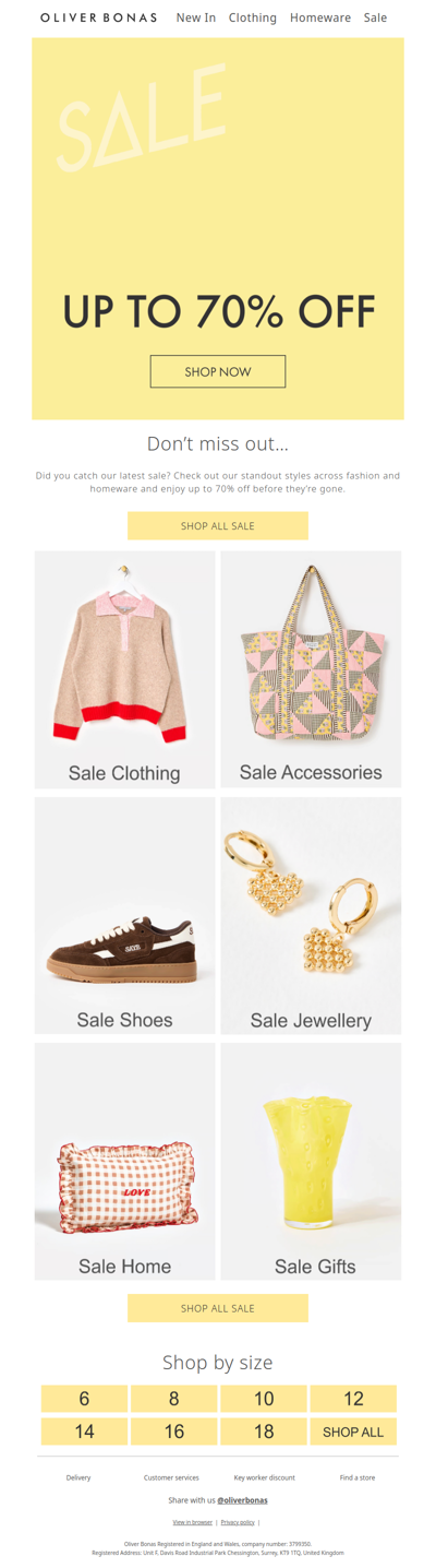 In case you missed our sale...