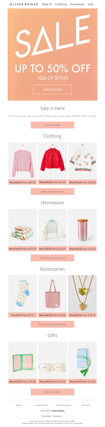 Up to 50% off | Sale has started
