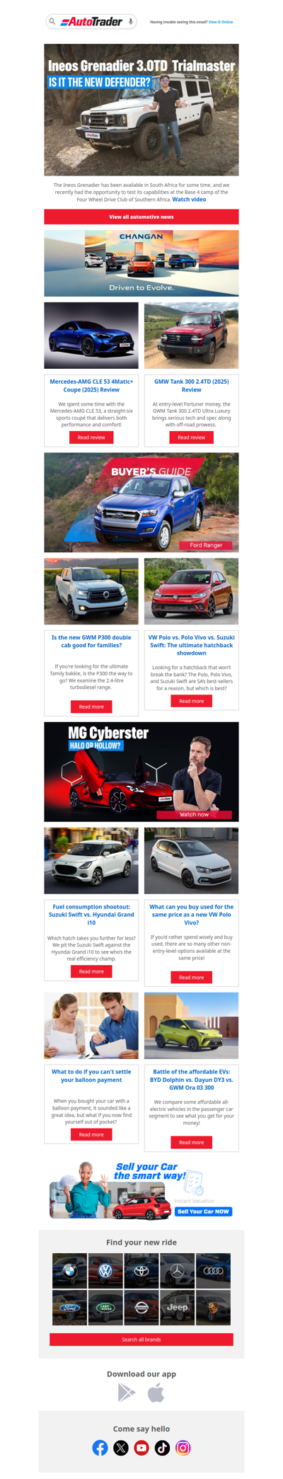 Ineos Grenadier put to the test!