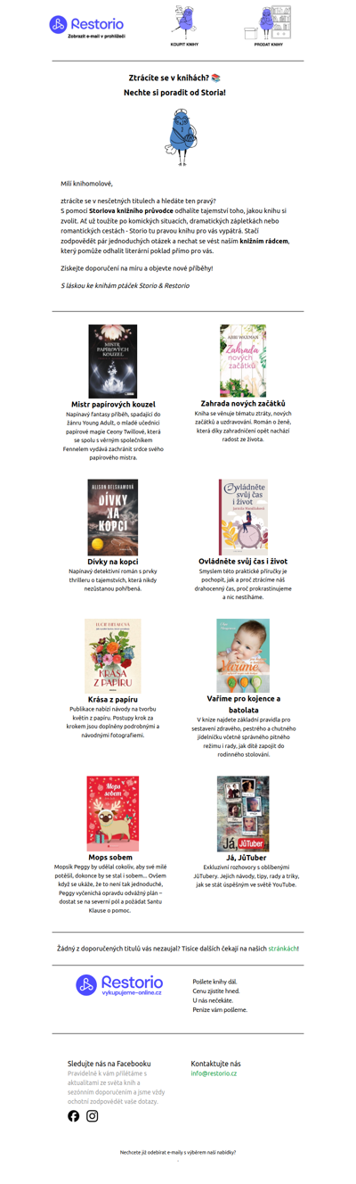 Restorio News: Knižní rrrádce 📚