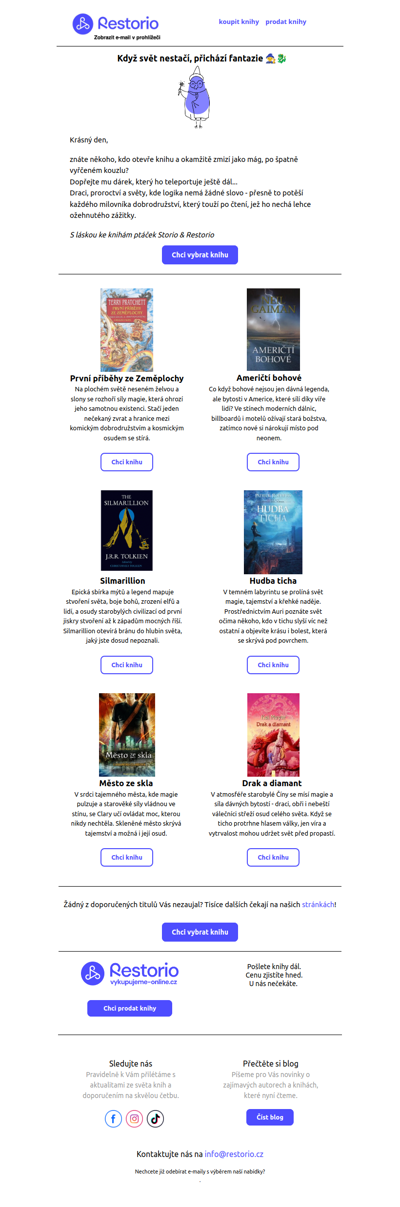 Darujte vstup do říše fantazie  🧙🐉