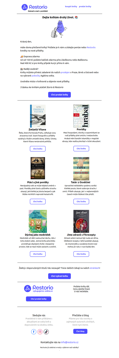 Vaše knihy na naše police! 📚