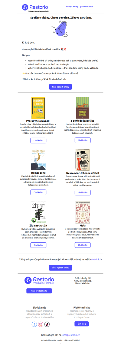 Aprílové čtení bez pravidel 📖