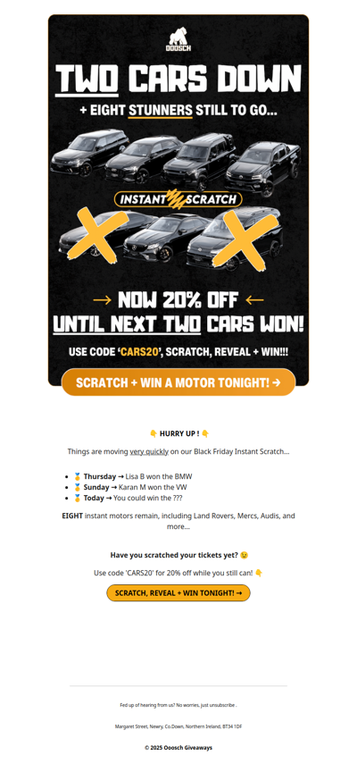 😉 Scratched yours yet ?