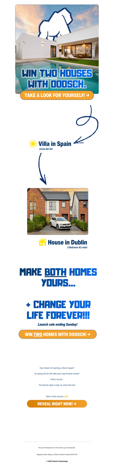 Win TWO dream houses! 🏡