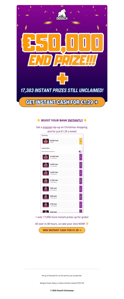 🤑 Instant Xmas cash  →