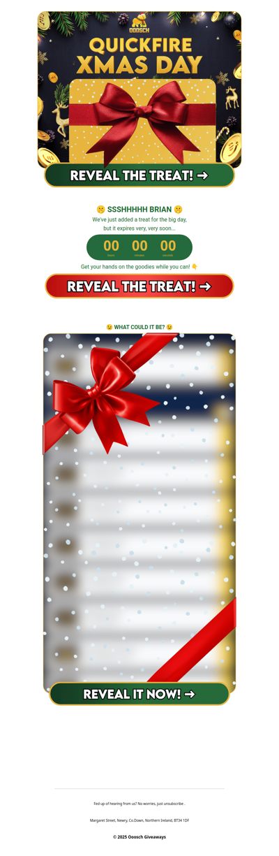 🤫 Brian's Christmas Treat! →