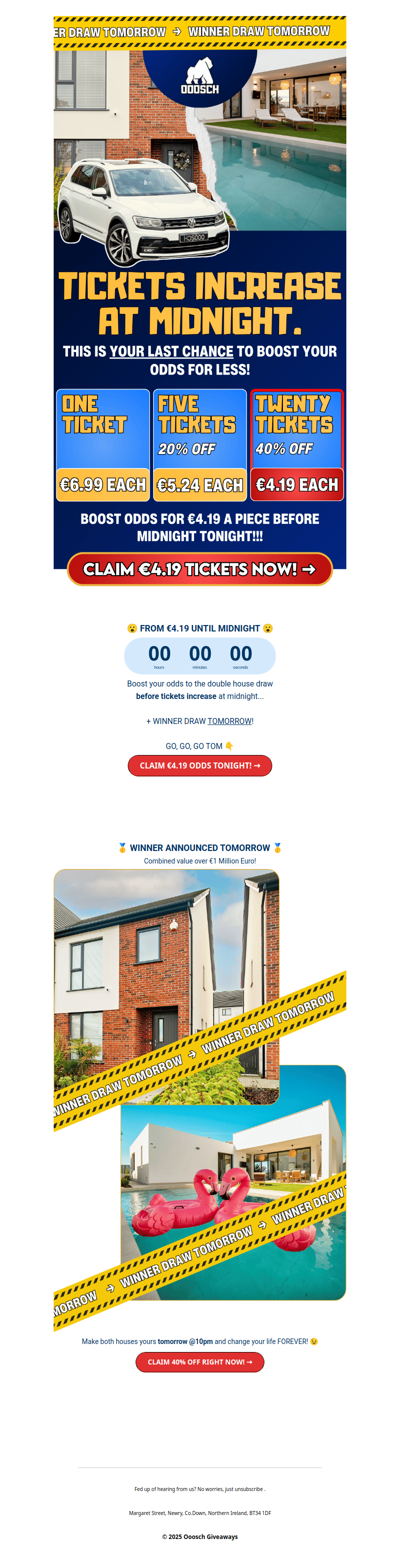 😮 Before midnight ONLY Tom →