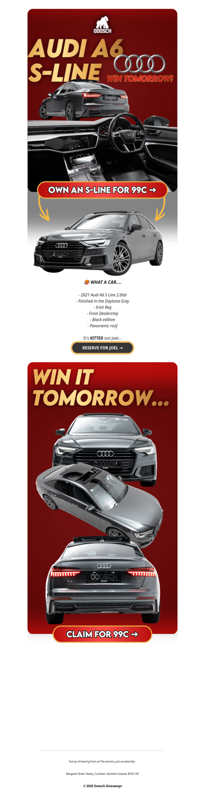 Fancy an S-LINE Joel? 😏