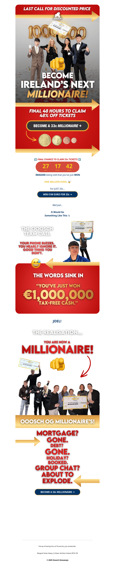 🫵 FINAL CALL awaits JOEL 👀