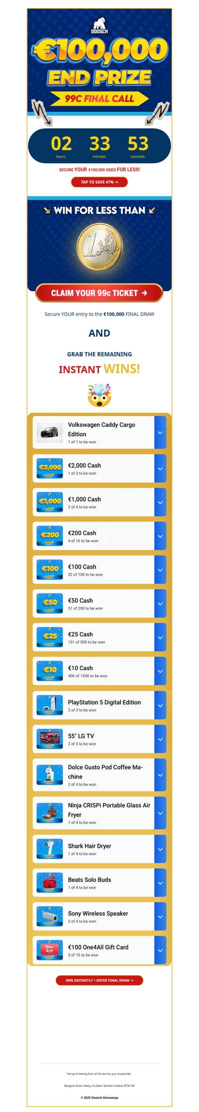 >> 99c FOR JUST 3 HOURS! 🤑 <<